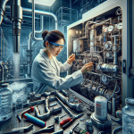 Какую последовательность имеет цикл работы компрессионной холодильной машины?