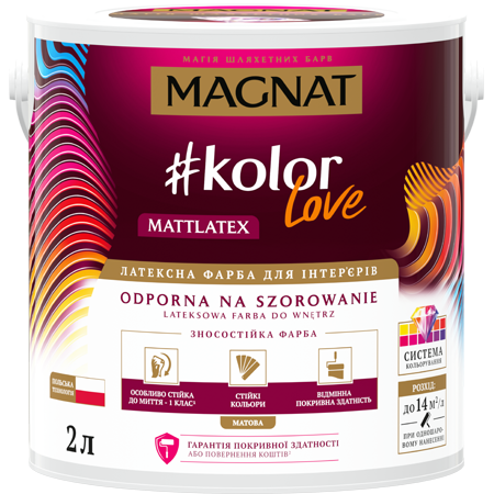 MAGNAT #kolor love​ MATTLATEX